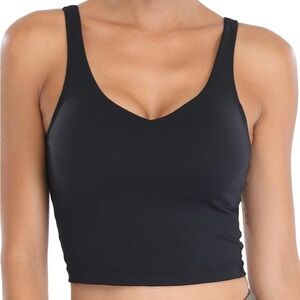 Women's Sleek Black Sports Bra